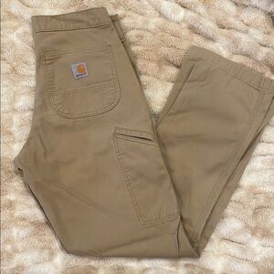 Carhartt Tan Cargo Pants Durable Workwear